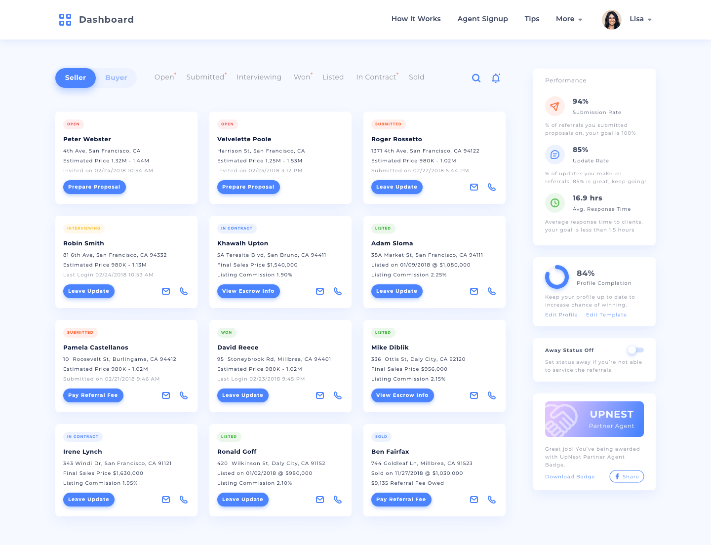 Desktop Command Center fo Realtors